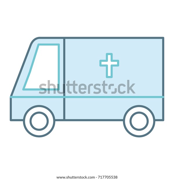 ambulance vehicle isolated\
icon