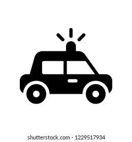 ambulancecar icon set solid or silhouette design.