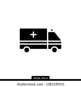 AmbulanceIcon Vector Illustration Logo Template
