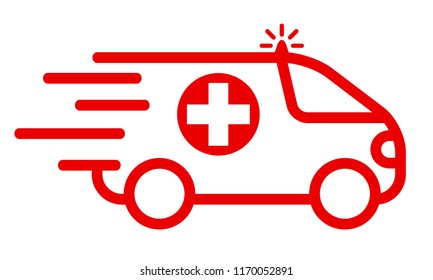 Ambulances icon - stock vector