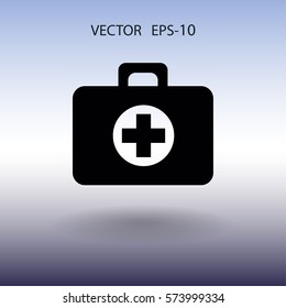 ilustración vectorial de icono de ambulancia