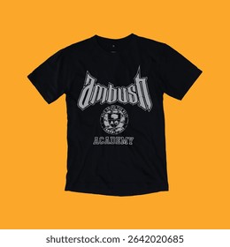 ambush academy t shirt printing logo 