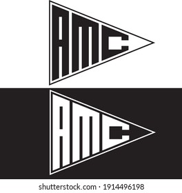 AMC monogral,initial,letter logo creative logo