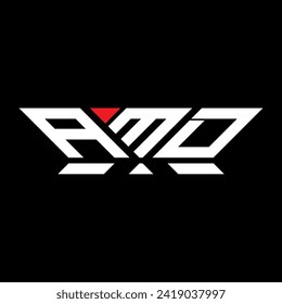 AMD letter logo vector design, AMD simple and modern logo. AMD luxurious alphabet design  