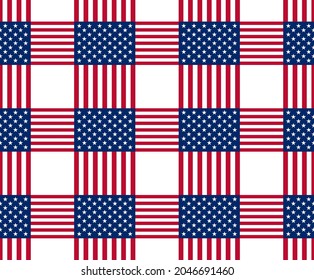 ameican seamless pattern. vector illustration. decoration, banner, dress, jersey, fashion, phone case, cloth table, etc