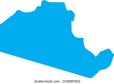 amelia county map in state of Virginia