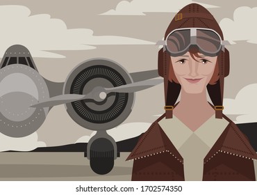 Amelia Earhart First Female Aviator