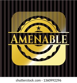 Amenable gold badge