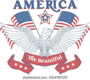 America 4th of july, America eagle, merican Flag 