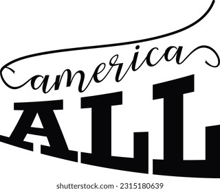 America All ; Best Design Quality SVG 