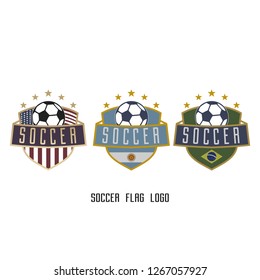 america, argentina, brazil, country soccer logo flag