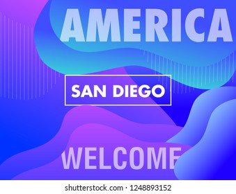 America city wallpaper. vector chicago, las vegas, phidelphia, san francisco, san diego, phoenix, los angeles, san antonio, houston, new york