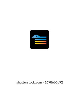 Logo-Design des amerikanischen Adlers