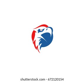 America, eagle icon, vector illustration