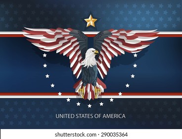 America Eagle Vector