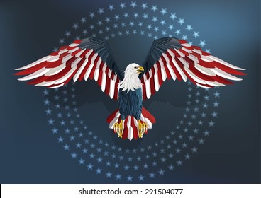 America Eagle Vector