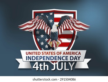 America Eagle Vector