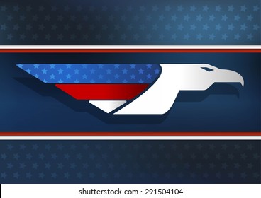 America Eagle Vector