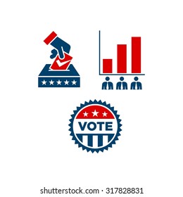 America Election Logo Template