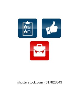 America Election Logo Template