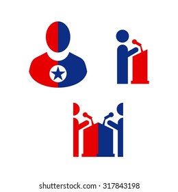 America Election Logo Template
