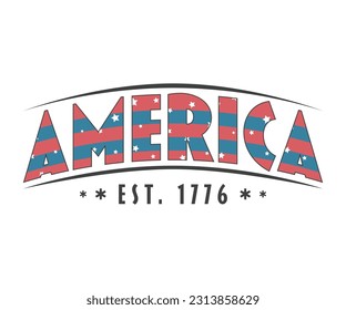 America est 1776, USA Independence Day, This Vintage patriotic design can be print on T-Shirt, Mug, sticker and so many apparel clothing Items. 