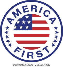 America First, God Bless America, American Flag, American Heart, Honoring All Who Served, Patriotic, In Honor of our Heroes, Military, Soldier, American Star, Veterans Day, USA, Eagle, Vector, Logo