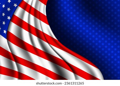 america flag background stock vector design