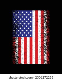 America Flag Distressed Texture USA Independence Day T-shirts, United States 1776 Grunt Style Design