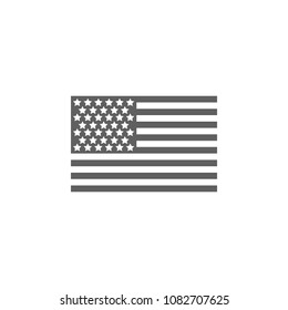 America flag icon vector. Symbol for your web site design, logo, app, UI. Vector illustration, EPS