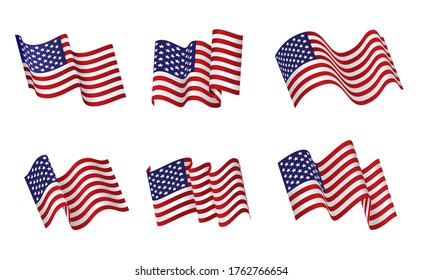 America Flag Sign Symbol Background