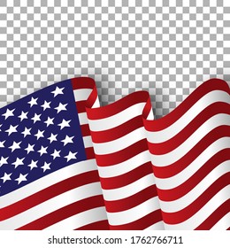 America Flag Sign Symbol Background