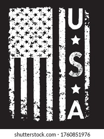 america flag vector-t shirt design