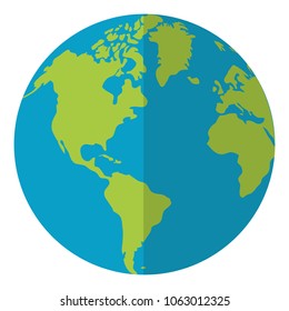 america global earth planet map