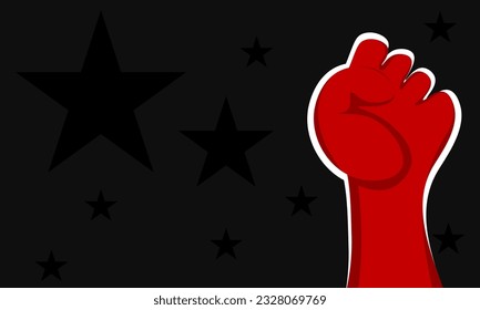 America holiday background. Labor day and space for text. Vector illustration