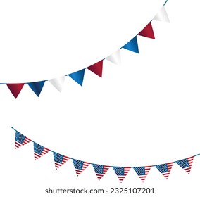 America Independence day, Fourth of july, Memorial day A pennon, also known as a pennant or pendant, Tirangle flags