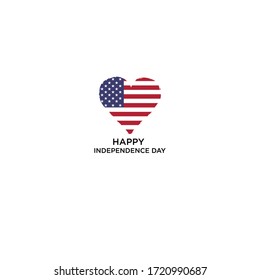 America Independence day icon vector