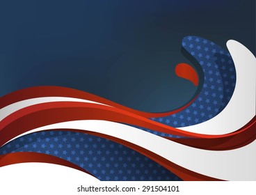 America Independence Vector