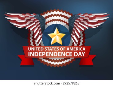 America Independence Vector