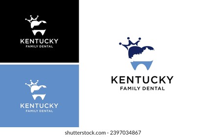 america kentucky family dental logo design