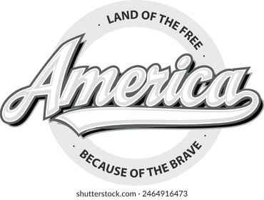 AMERICA Land of thre free because of the brave