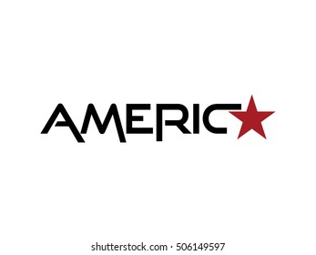 America Logo Vector