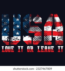 America Love It Or Leave It Tshirt