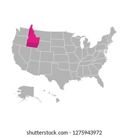 America Maps Vector With Zonning Area & Infographic Design 