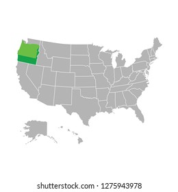 America Maps Vector With Zonning Area & Infographic Design 
