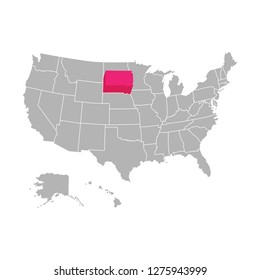America Maps Vector With Zonning Area & Infographic Design 