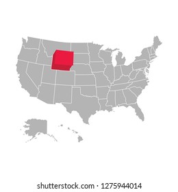 America Maps Vector With Zonning Area & Infographic Design 