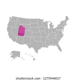 America Maps Vector With Zonning Area & Infographic Design 