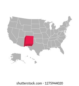 America Maps Vector With Zonning Area & Infographic Design 