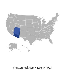 America Maps Vector With Zonning Area & Infographic Design 